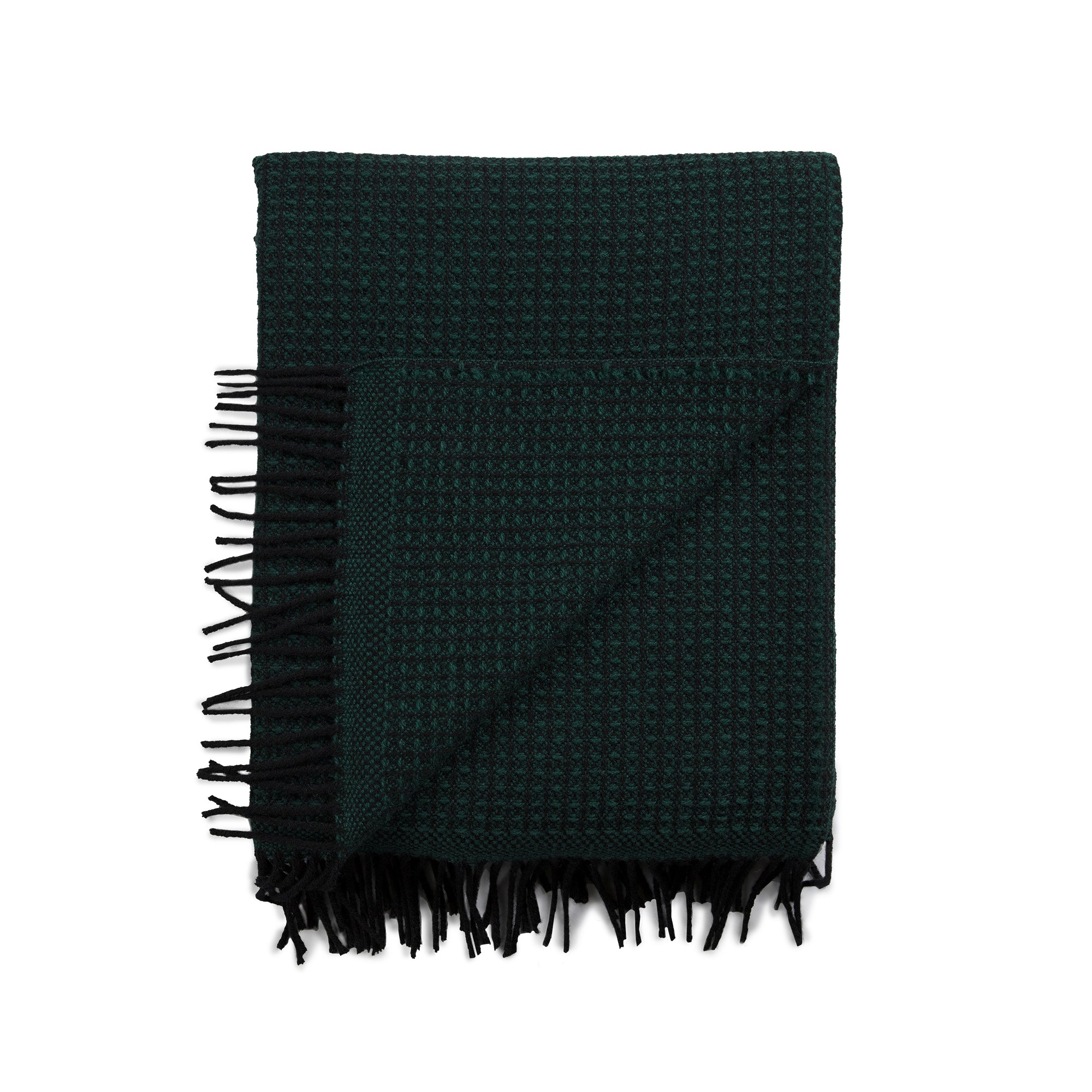 Røros Tweed - Vega Wolldecke | grün