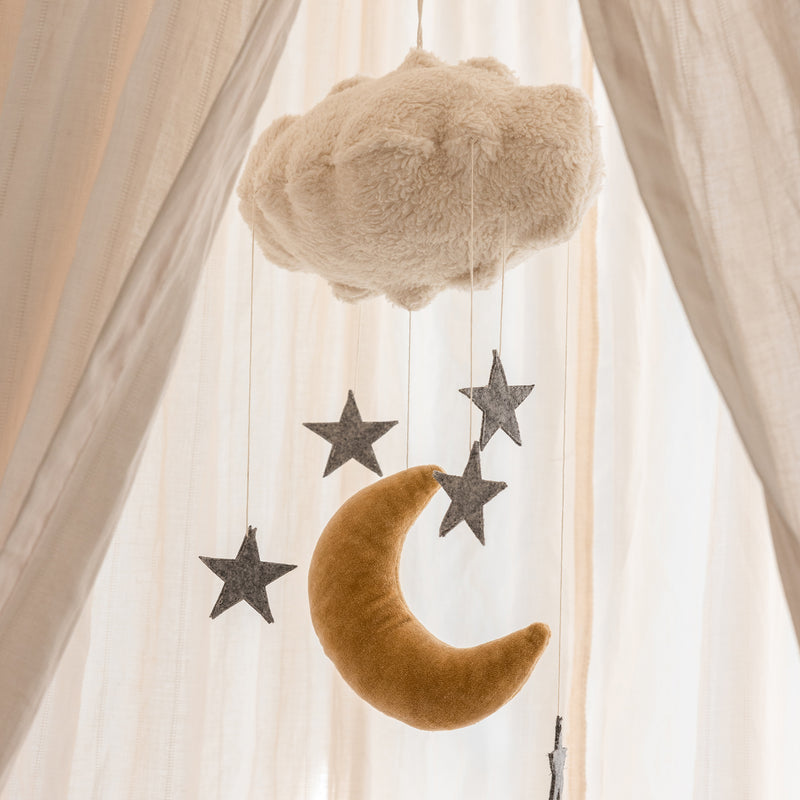 Sebra - Baby Mobile Moon &amp; Stars