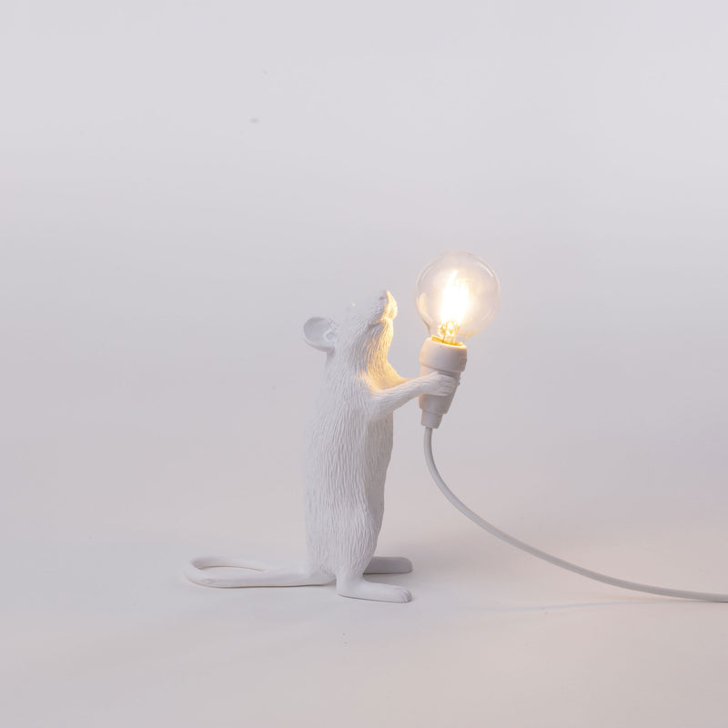 Seletti - Mouse Standing Tischleuchte | weiß