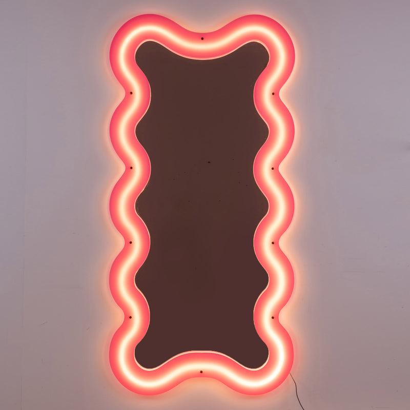 Seletti - Supercurve Spiegel, mit Beleuchtung | 