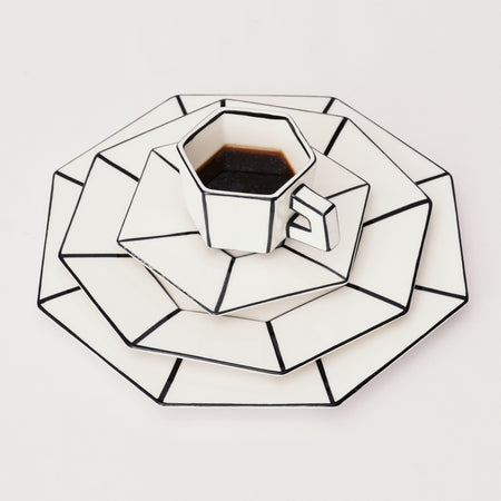 Serax - Carte Blanche Cappuccinotasse mit Untertasse