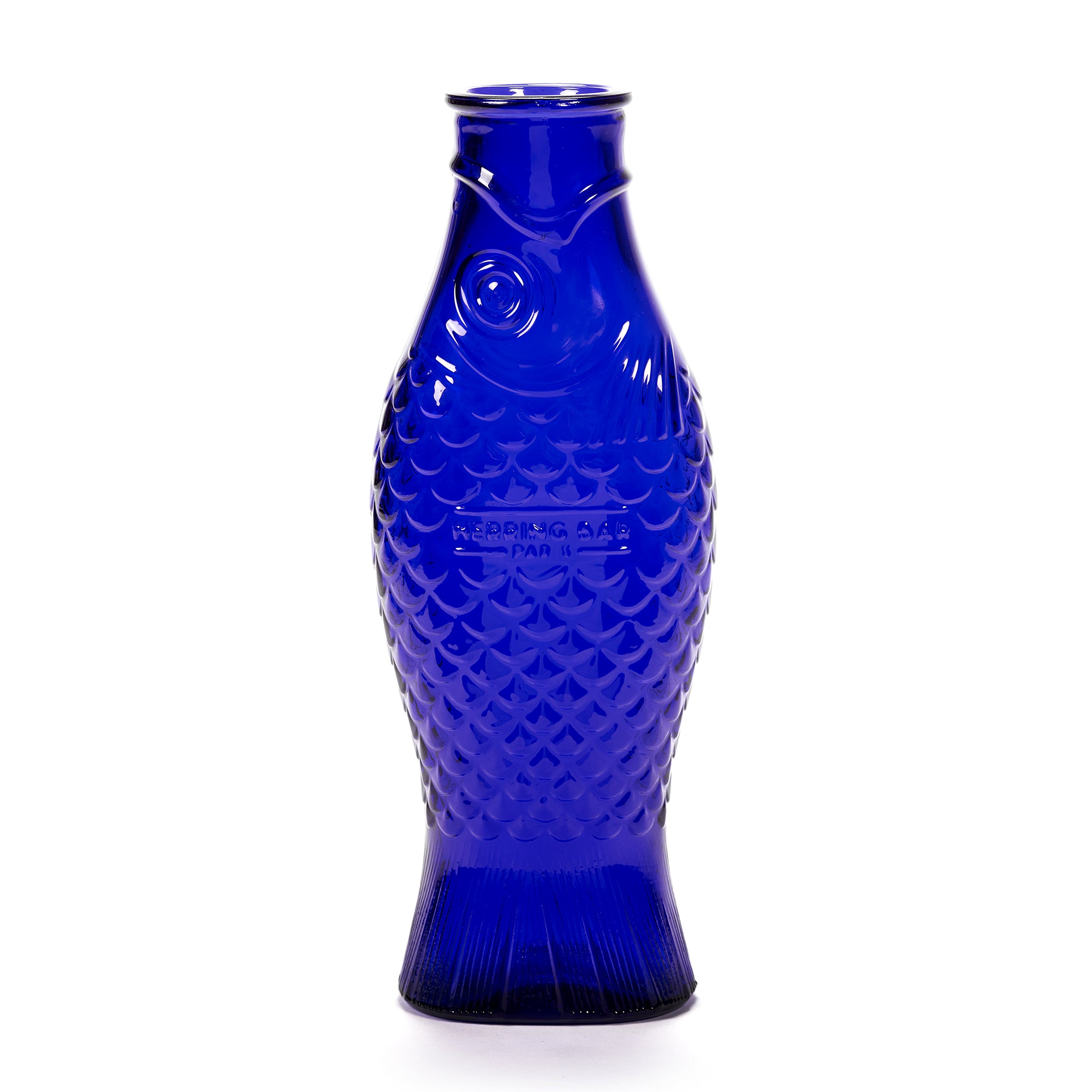Serax - Fish &amp; Fish Glasflasche | kobaltblau