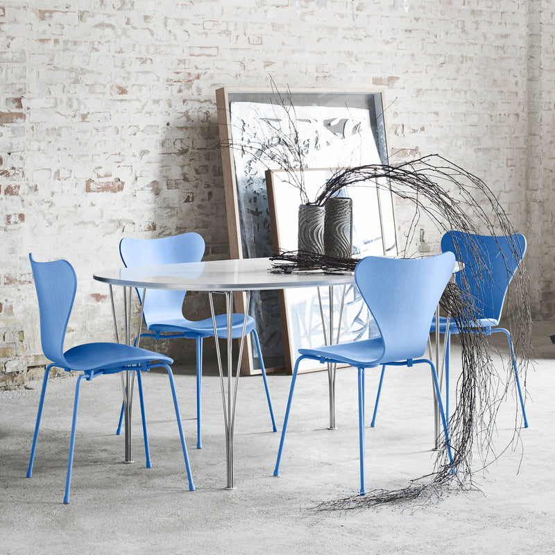 Fritz Hansen - Serie 7 Stuhl Monochrom (4er-Set)