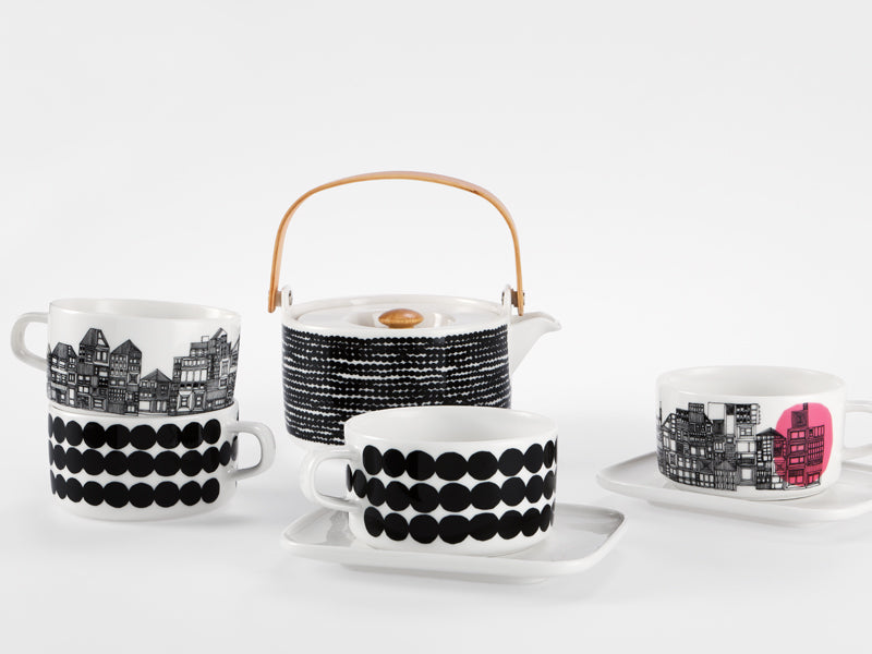 Marimekko - Oiva Siirtolapuutarha Teetasse mit Henkel