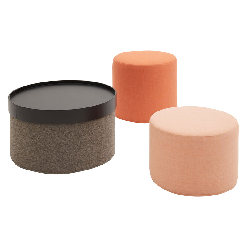 Softline - Drum Hocker / Beistelltisch