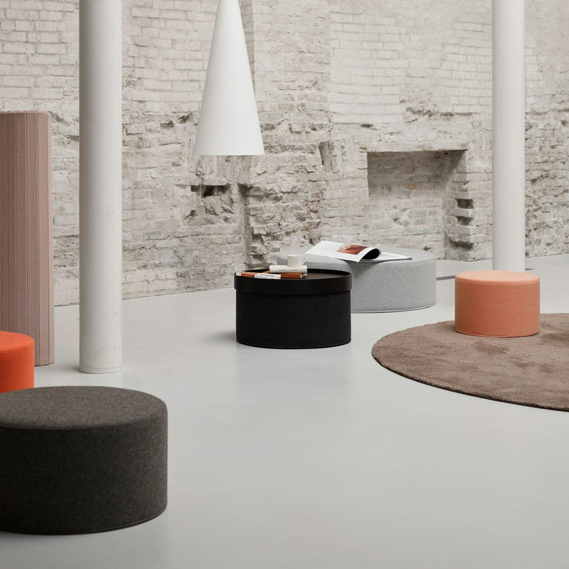 Softline - Drum Hocker / Beistelltisch