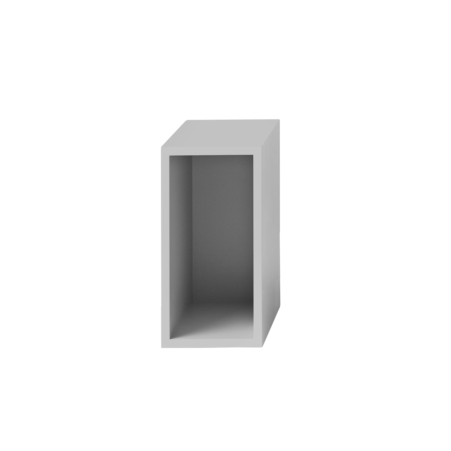 Muuto - Stacked Regalsystem mit Rückwand | small / hellgrau