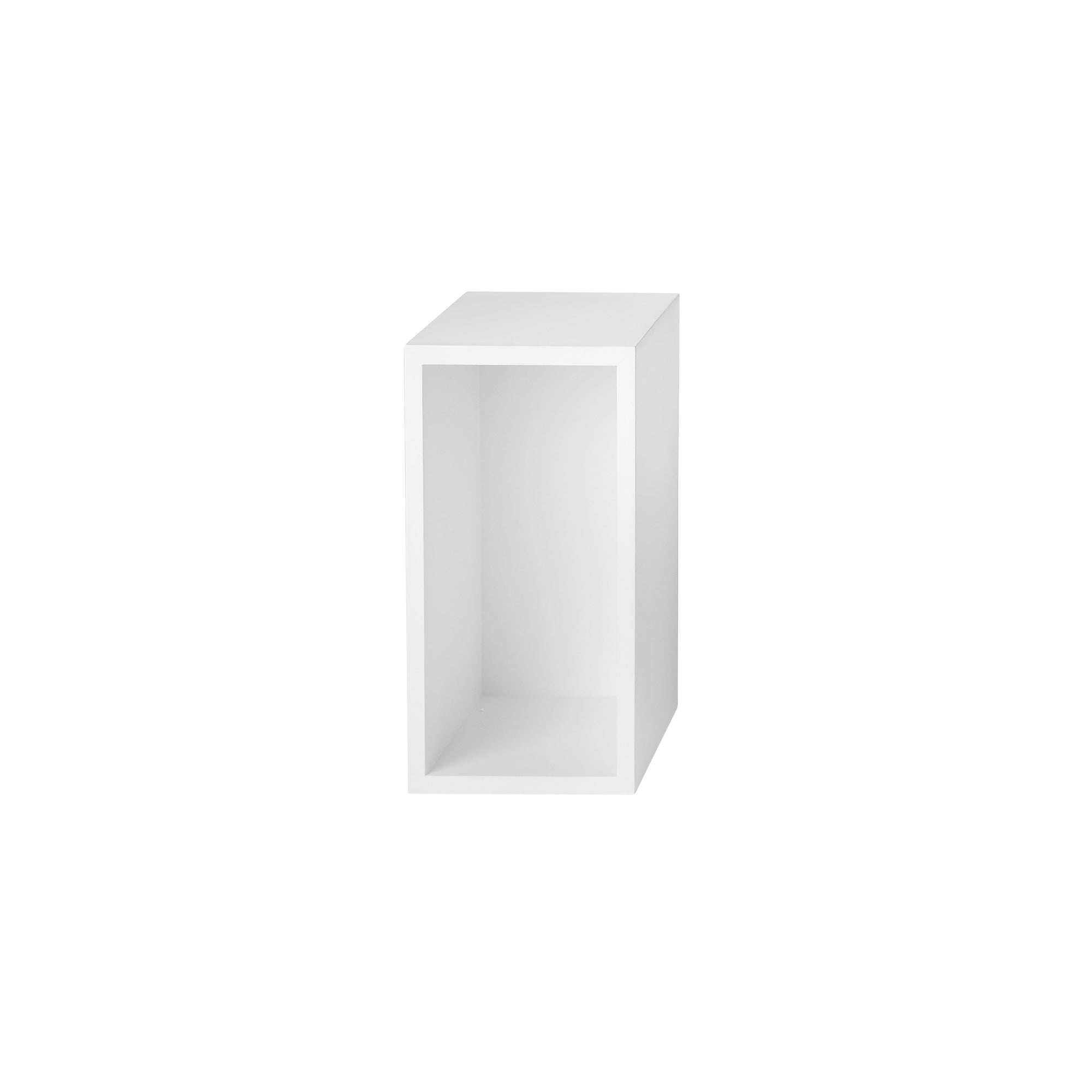 Muuto - Stacked Regalsystem mit Rückwand | small / weiß
