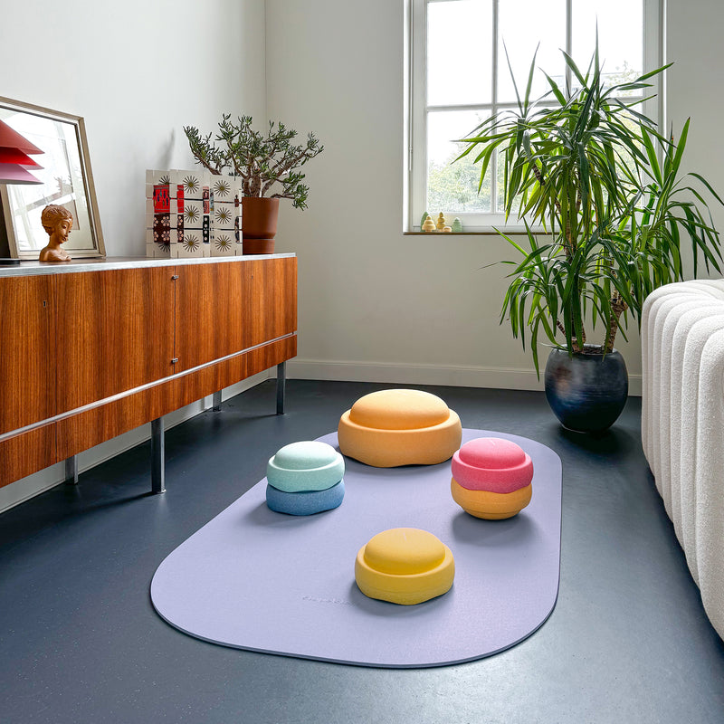 Stapelstein® - Yoga- &amp; Spielmatte | violett