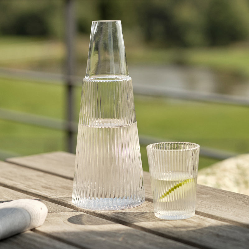 Stelton - Pilastro Karaffe mit Glas