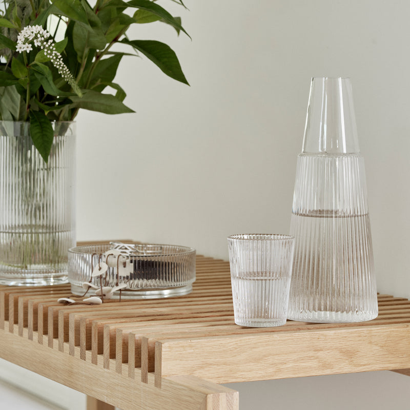 Stelton - Pilastro Karaffe mit Glas