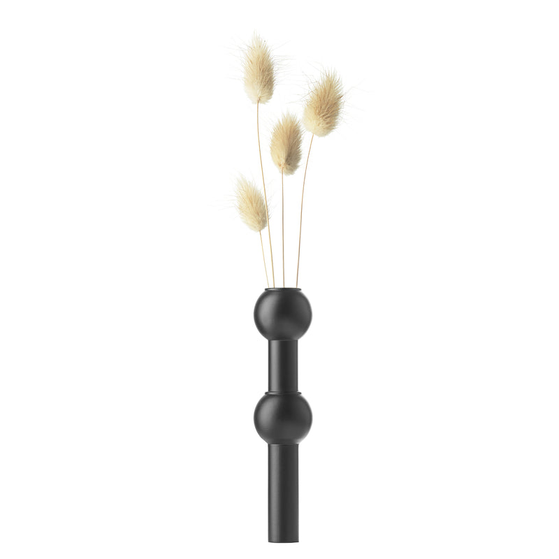 Stoff Nagel - Vase | schwarz