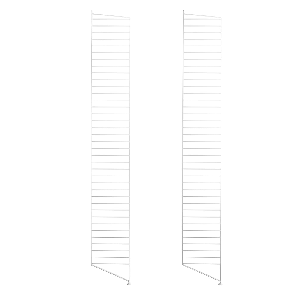String - Bodenleiter | 2er Set / 204 x 30 cm / weiß
