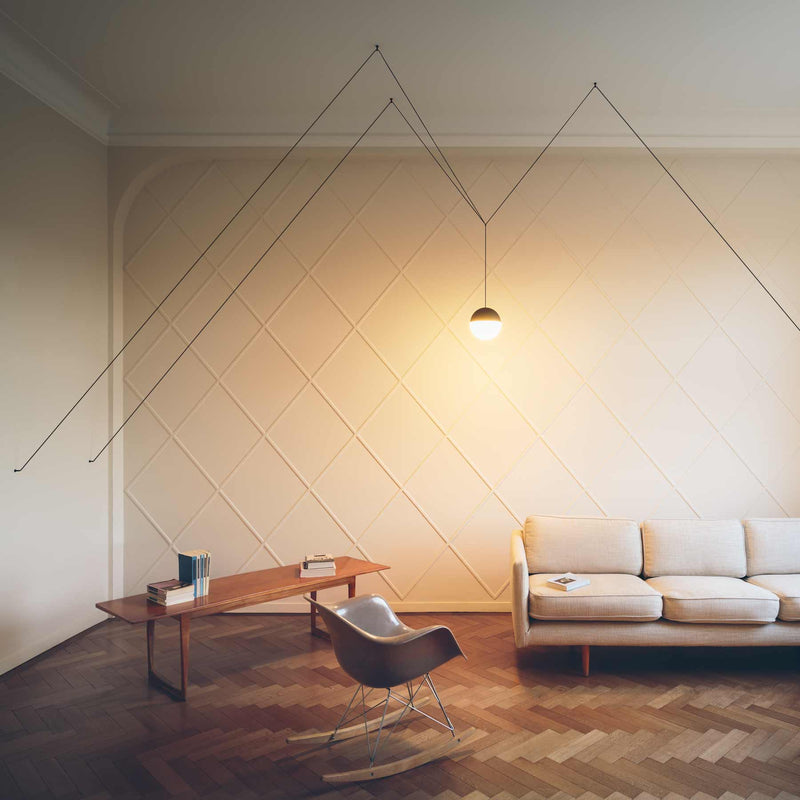 Flos - String Light LED Pendelleuchte Kugelkopf