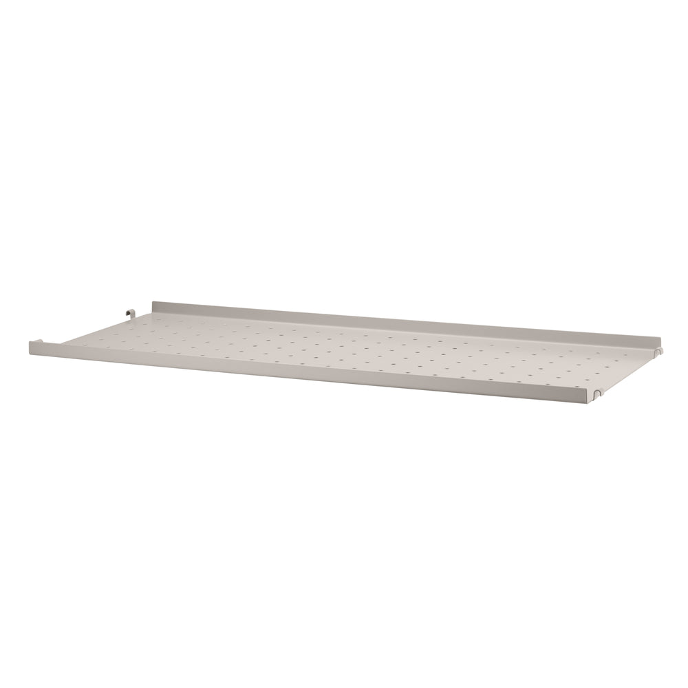String - Metallboden mit niedriger Kante | 78 x 30 cm / beige