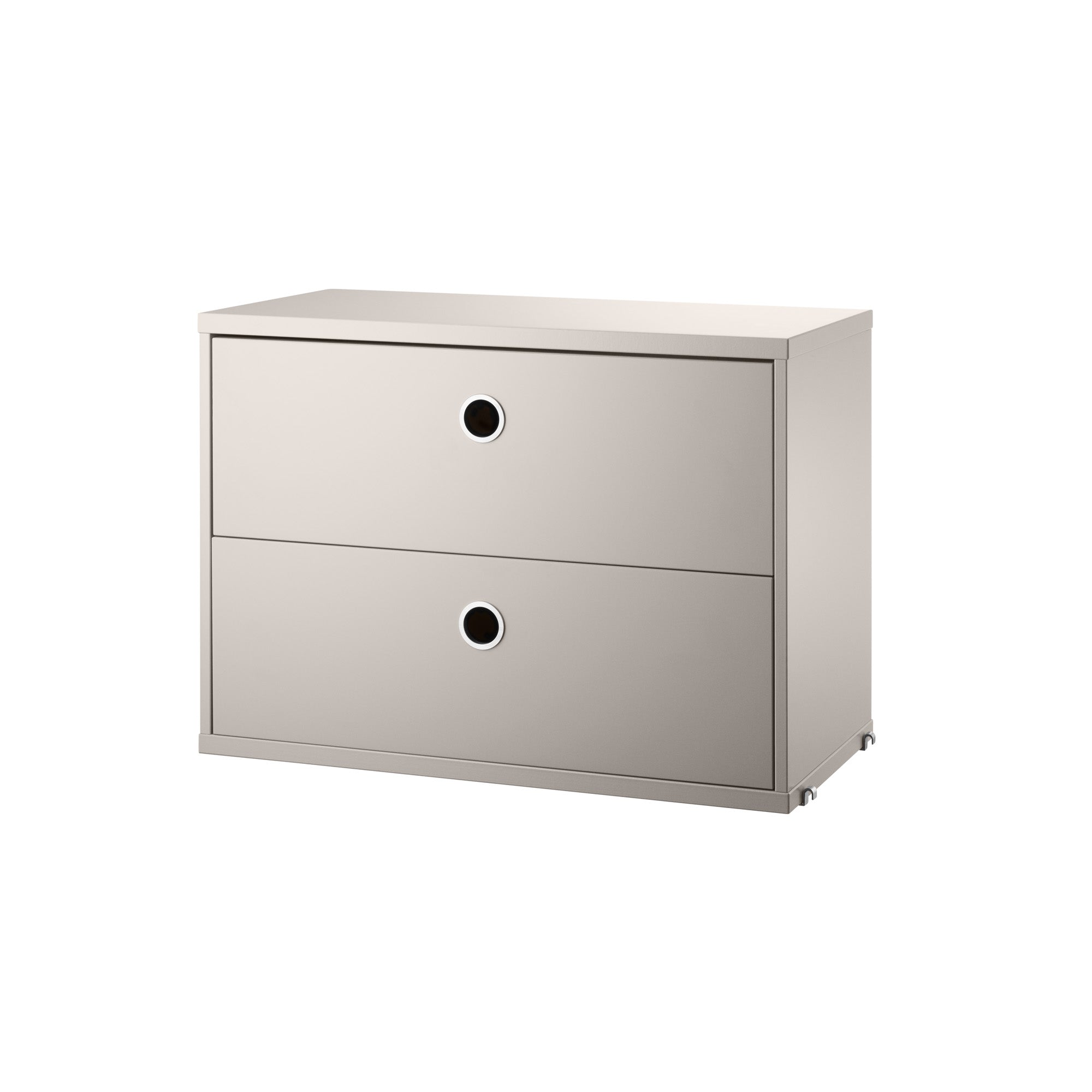 String - Schrankmodul mit Schubladen | 58 x 30 cm / beige