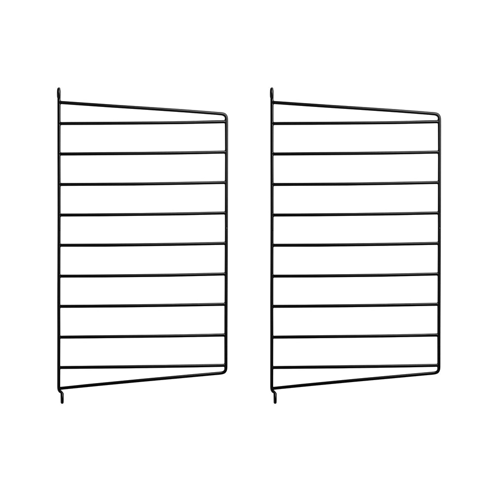 String - Wandleiter 30 cm | 2er-Set / 50 x 30 cm / schwarz