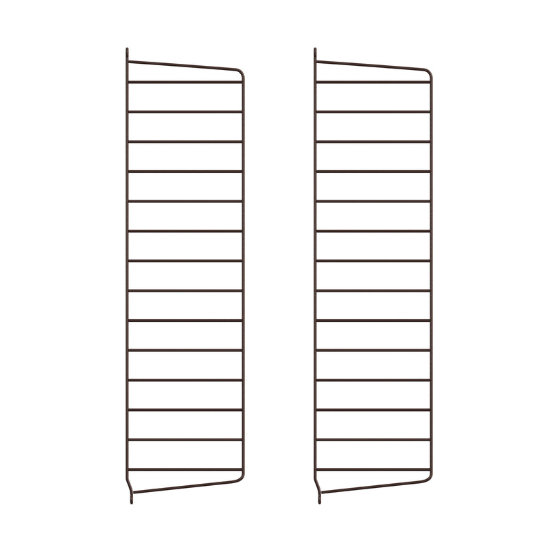 String - Wandleiter 20 cm | 2er-Set / 75 x 20 cm / dunkelbraun