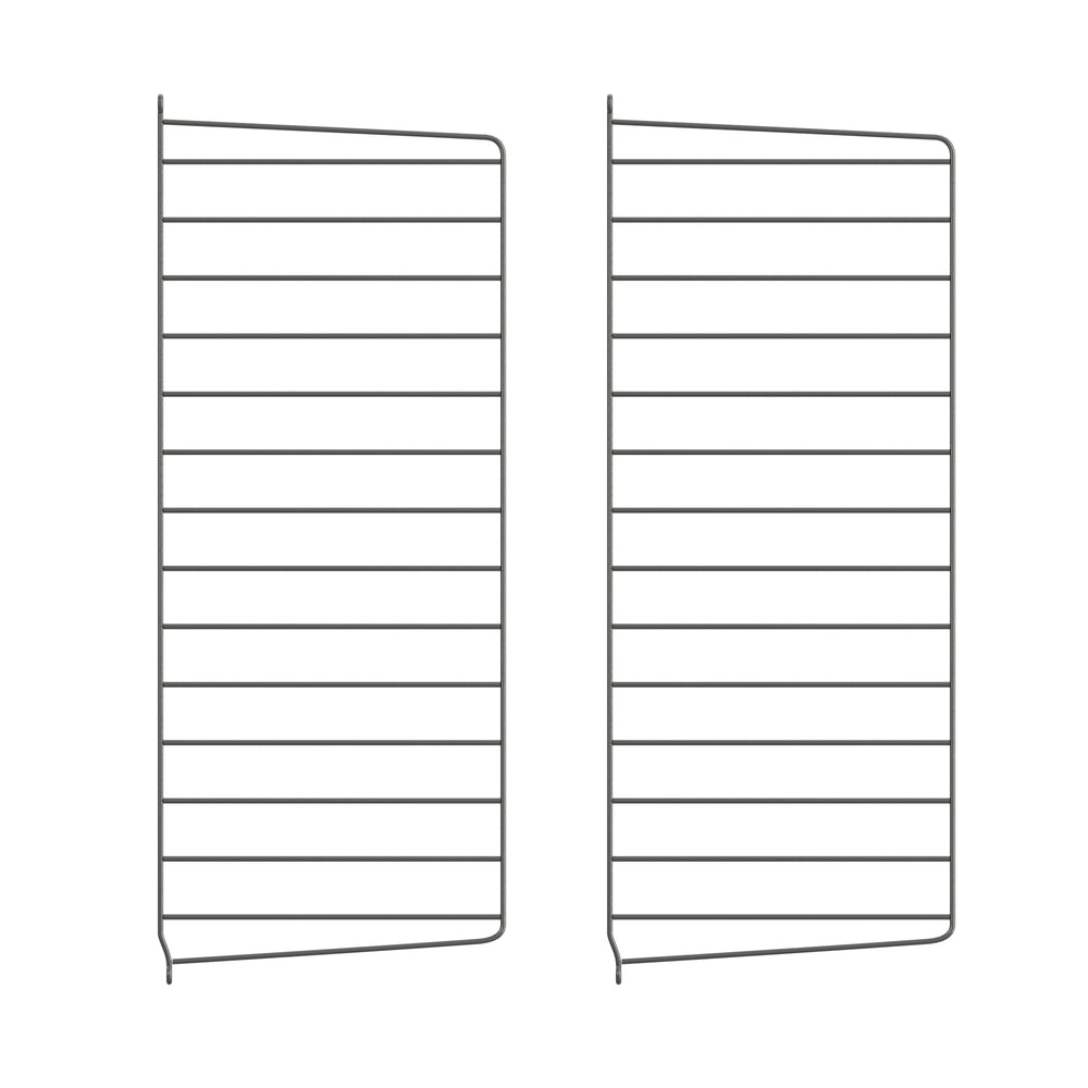 String - Wandleiter 30 cm | 2er-Set / 75 x 30 cm / dunkelgrau