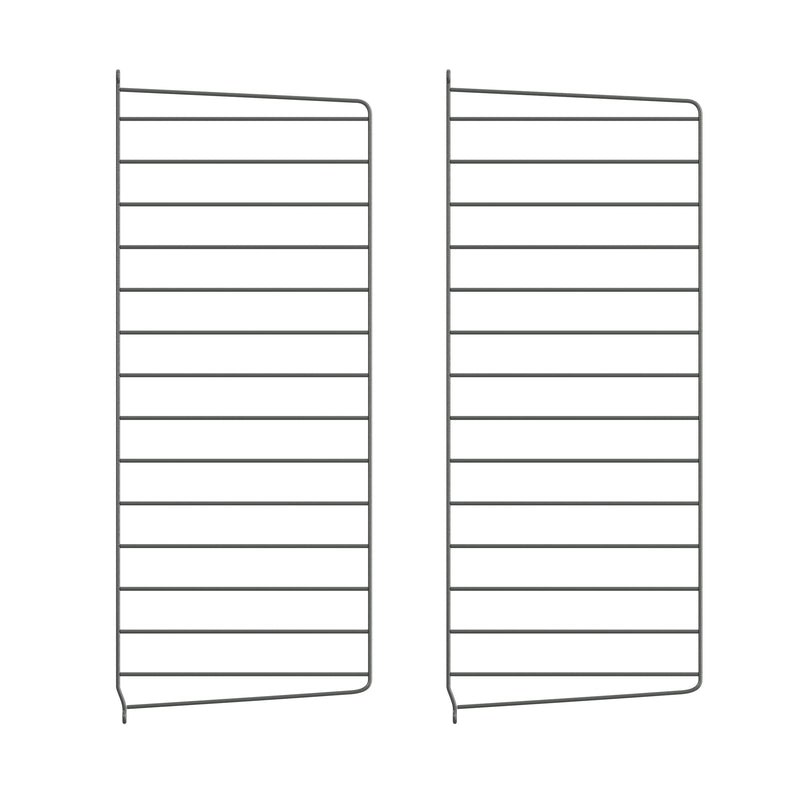 String - Wandleiter 30 cm | 2er-Set / 75 x 30 cm / dunkelgrau