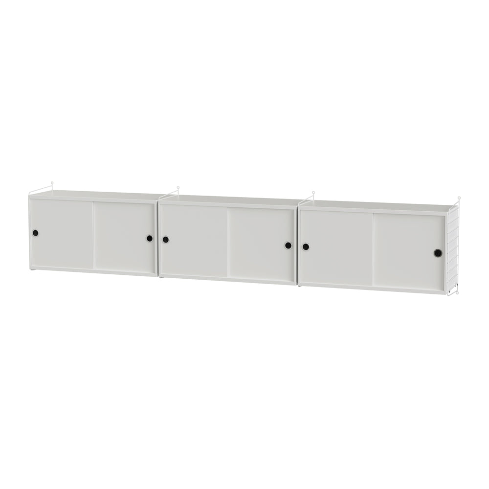 String - Wandschrank | 240 x 50 x 30 cm / weiß/weiß