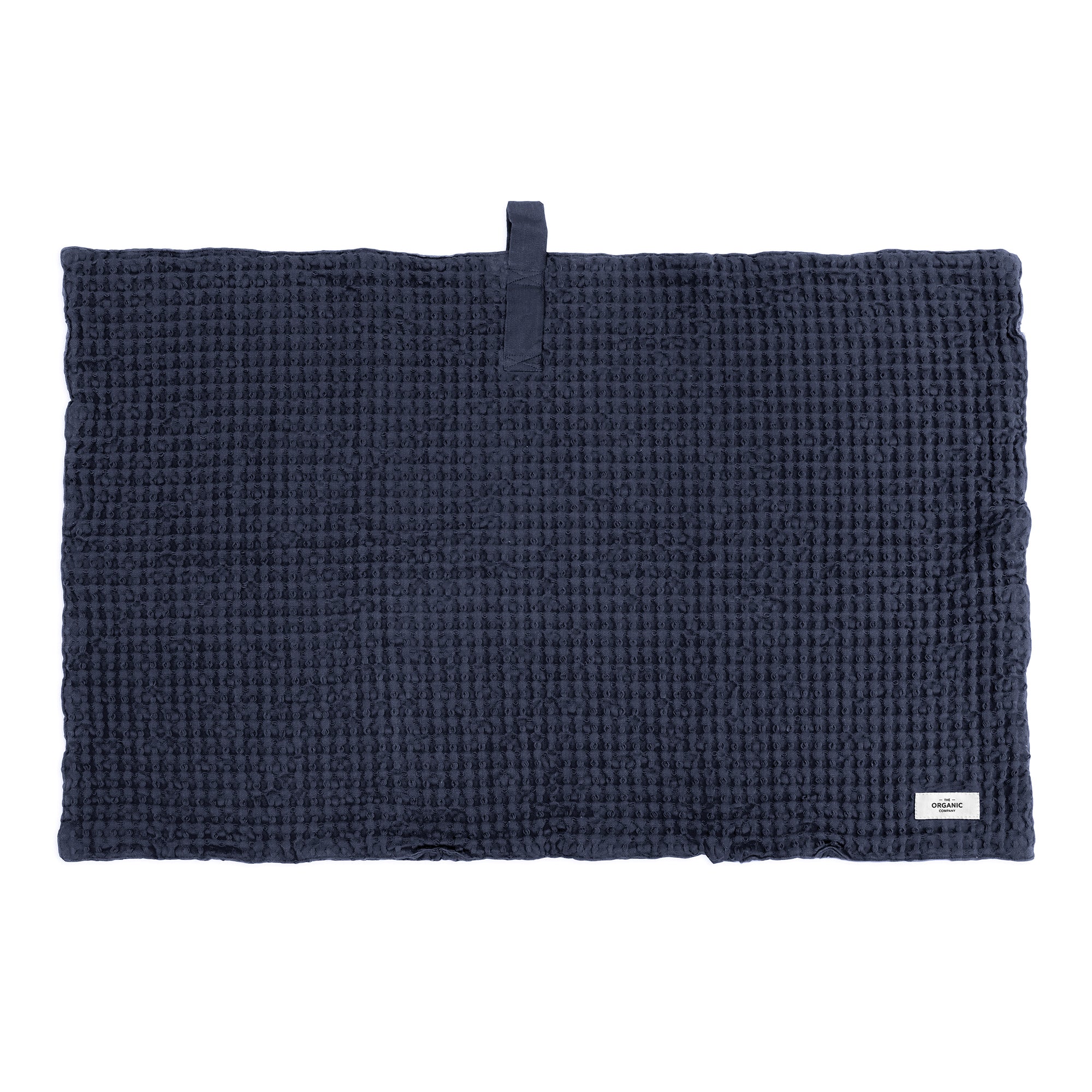 The Organic Company - Big Waffle Badematte | dunkelblau