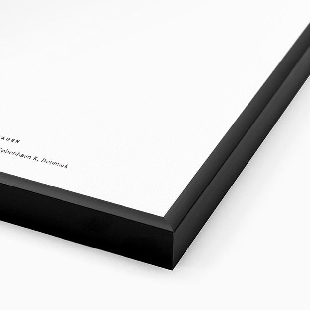 The Poster Club - Bilderrahmen Aluminium schwarz