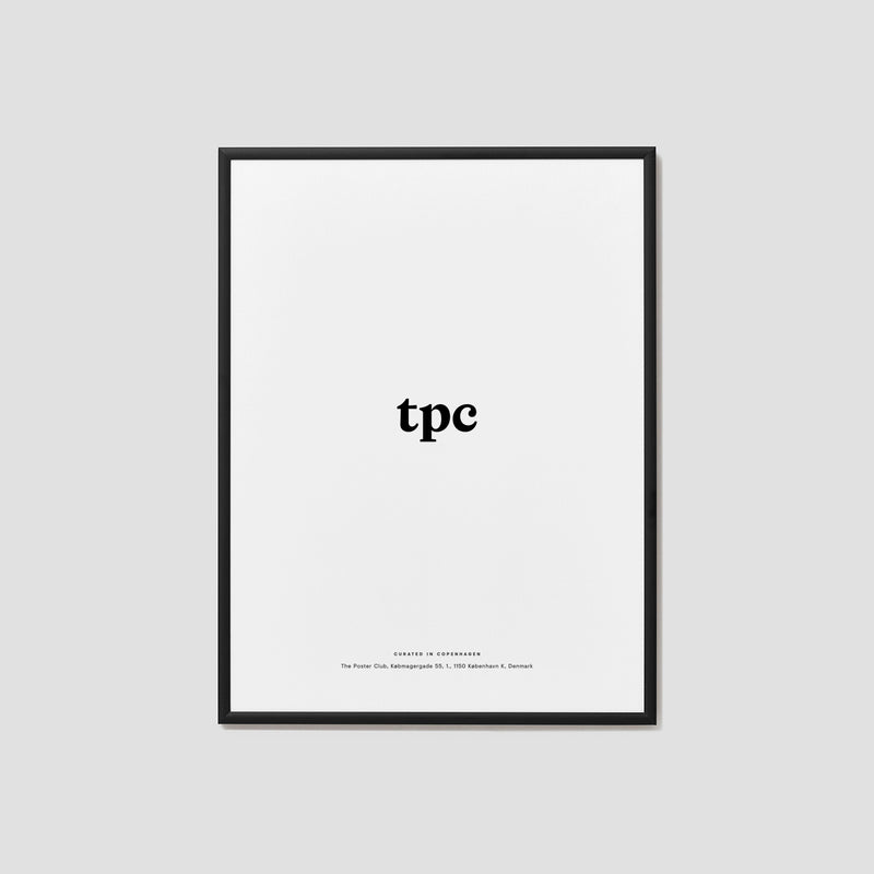 The Poster Club - Bilderrahmen Aluminium schwarz