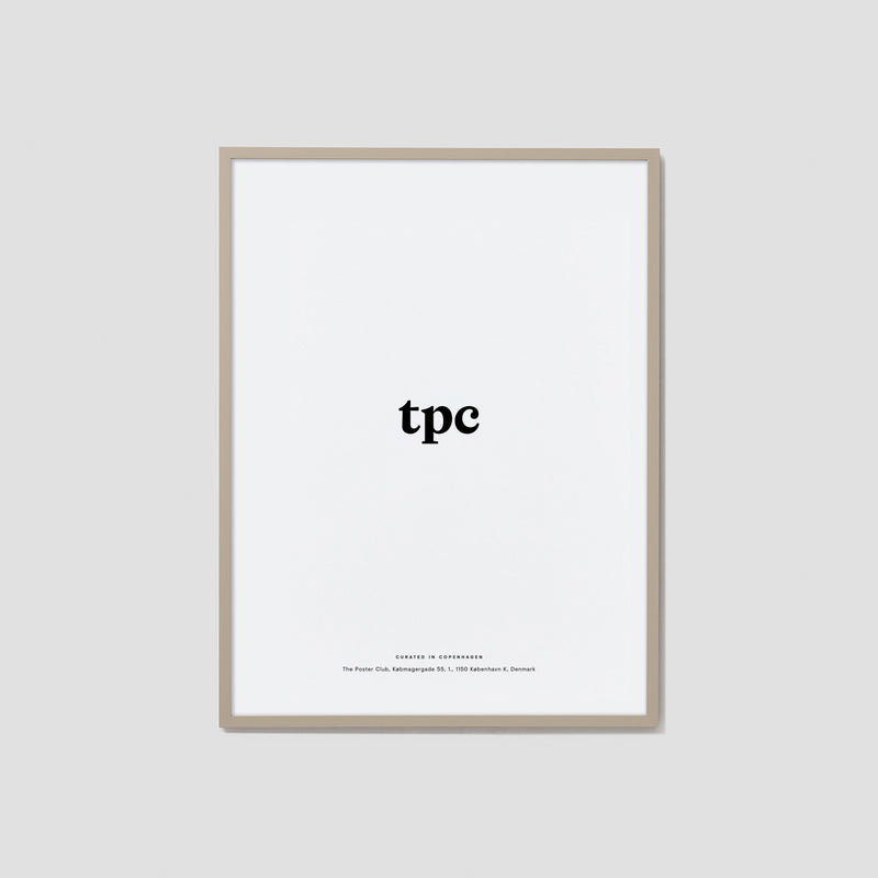The Poster Club - Bilderrahmen Eiche beige