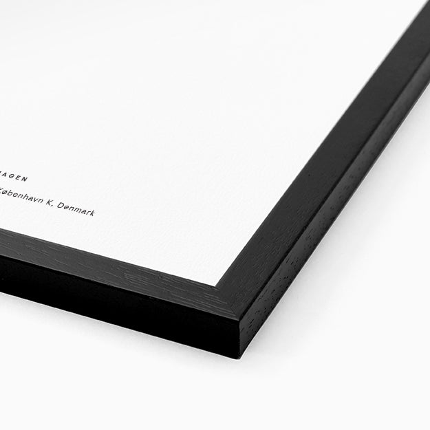 The Poster Club - Bilderrahmen Eiche schwarz