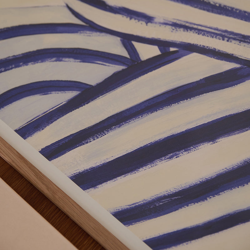 The Poster Club - Blue Stripe At Concorde von Sofia Lind