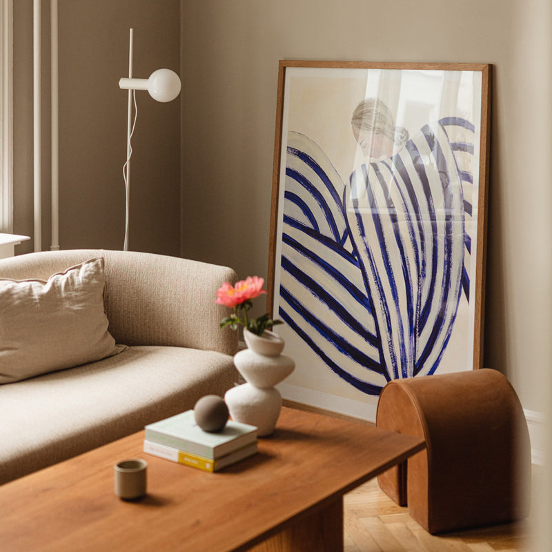 The Poster Club - Blue Stripe At Concorde von Sofia Lind