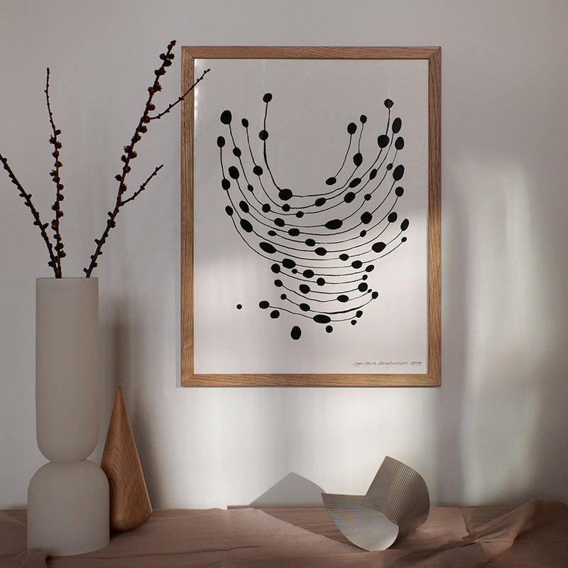 The Poster Club - Dancing Dots von Leise Dich Abrahamsen
