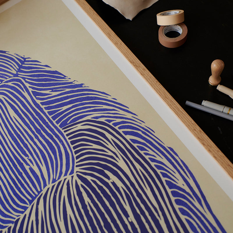 The Poster Club - Deep Blue von Rebecca Hein