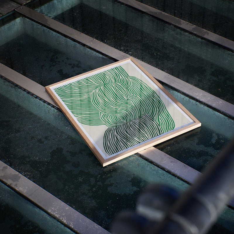 The Poster Club - Green Ocean von Rebecca Hein