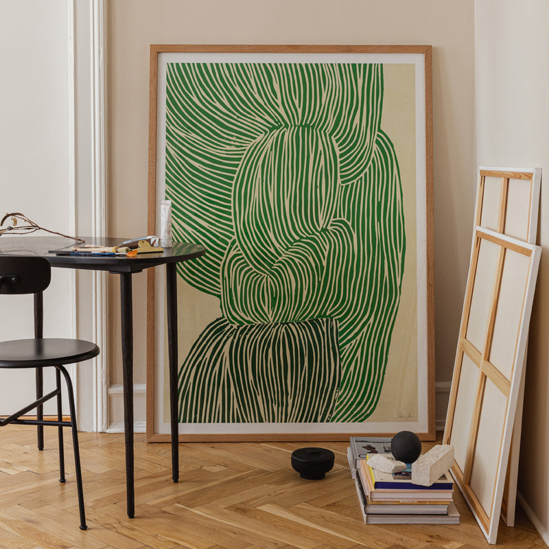 The Poster Club - Green Ocean von Rebecca Hein