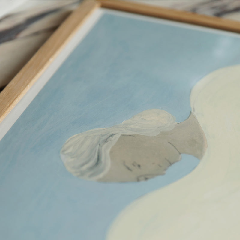 The Poster Club - Hold You - Blue von Sofia Lind