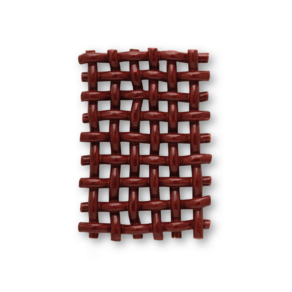 The Poster Club - Interlace Wanddekoration | bordeaux