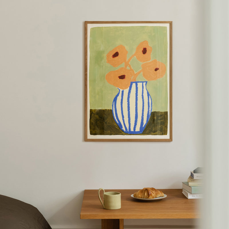The Poster Club - Pink Flowers von Carla Llanos