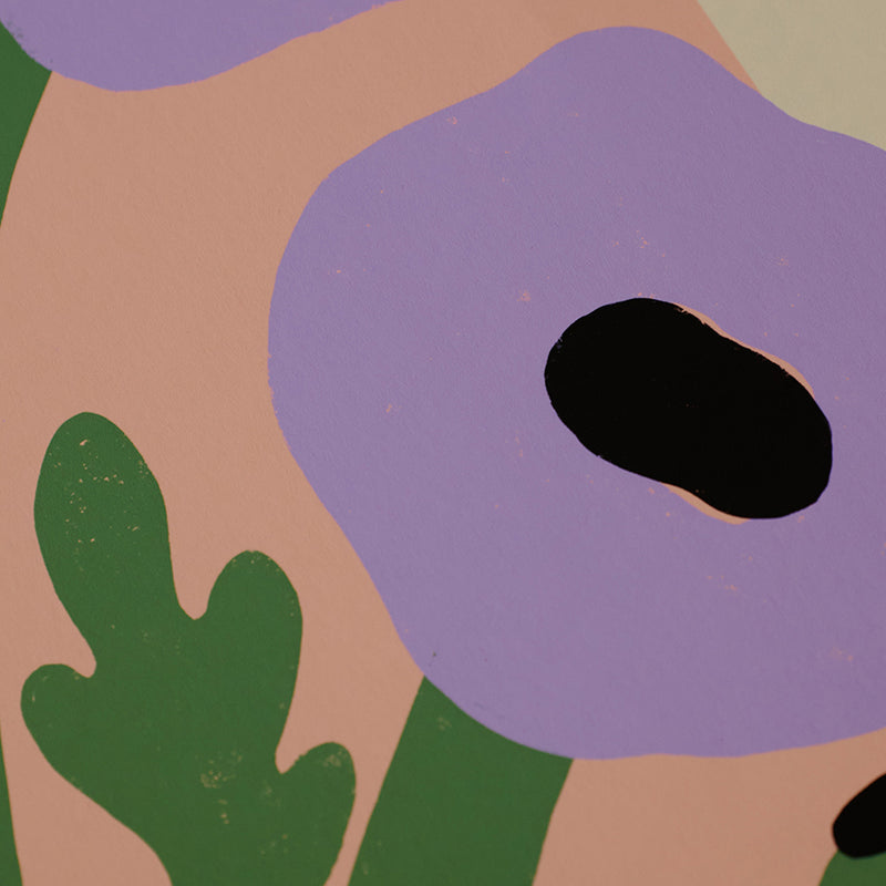 The Poster Club - Purple Poppies von Madelen Möllard