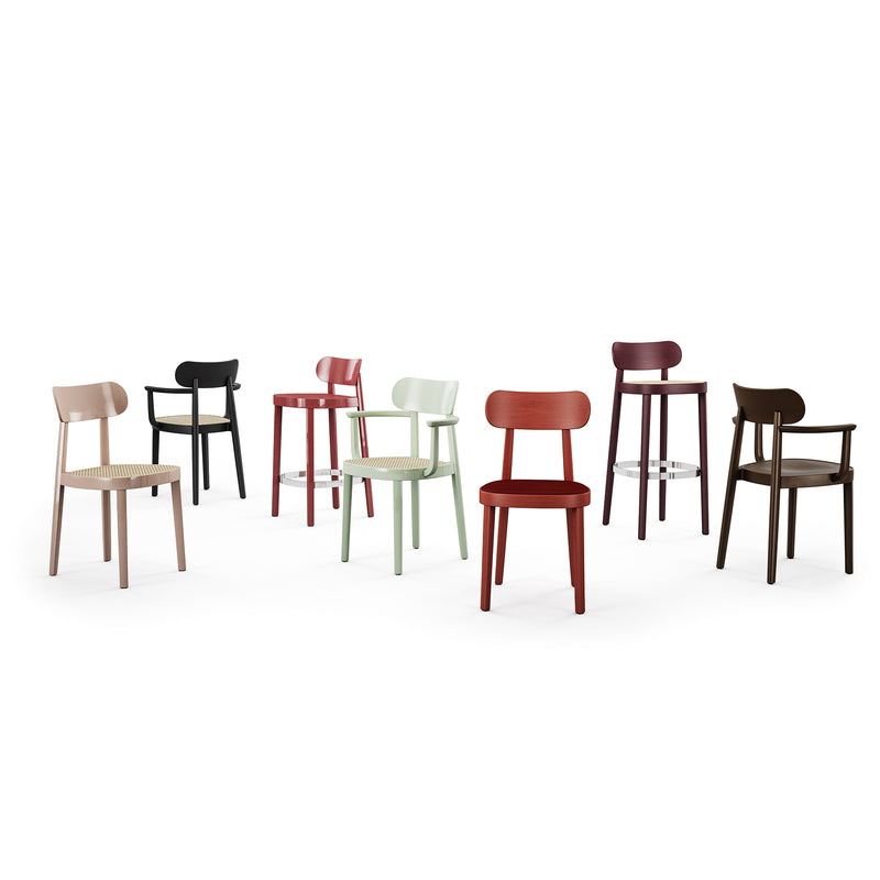 Thonet - 118 F Armlehnstuhl Rohrgeflecht