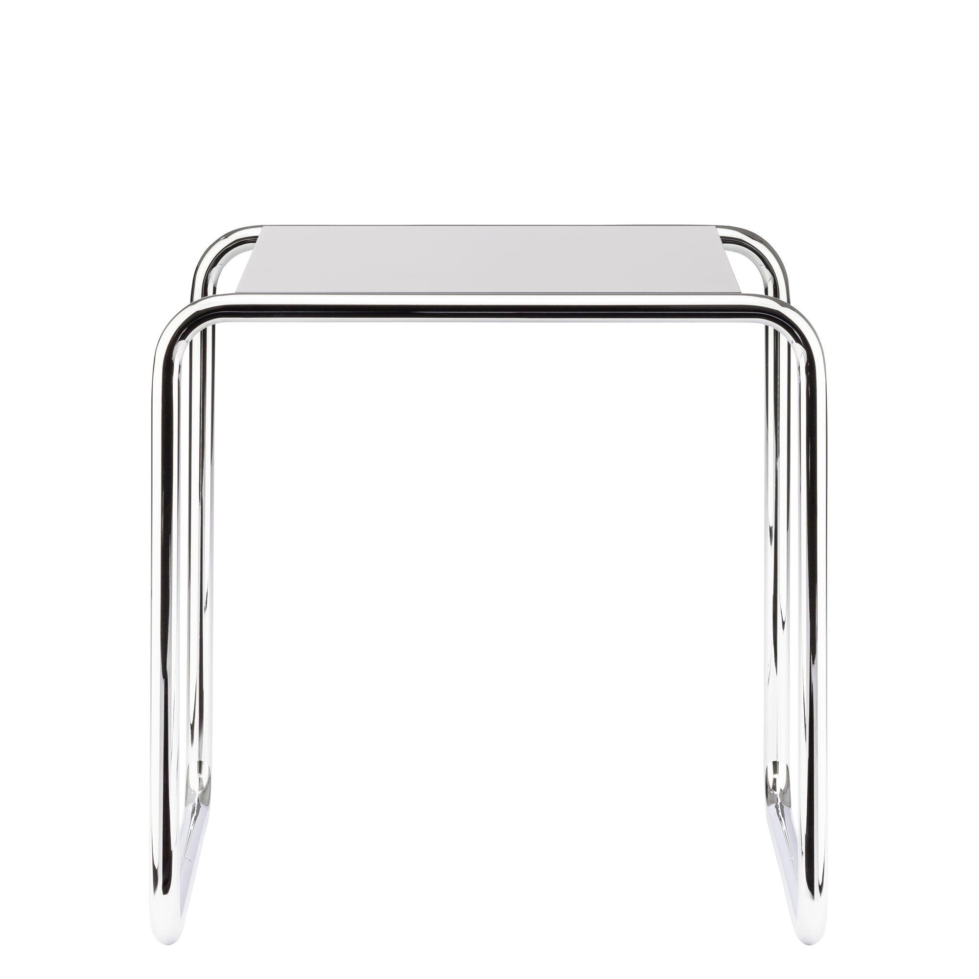 Thonet - B 9 Beistelltisch | a (45 x 45 x 39 cm) / decklackiert weiß