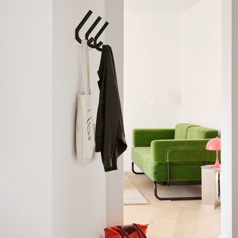 Thonet - S 12 Wandhaken | tiefschwarz