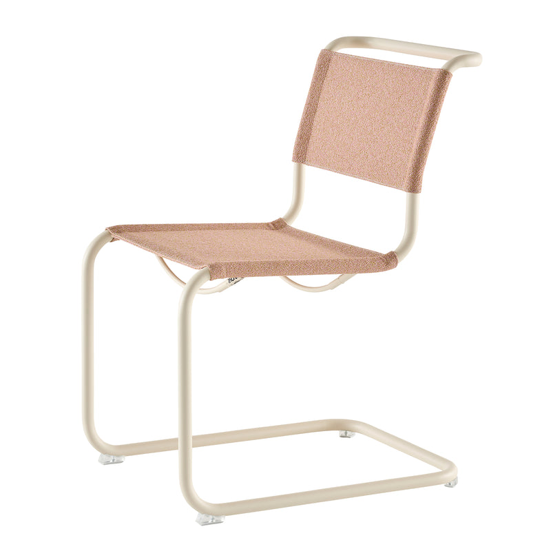 Thonet - S 33 V Stuhl | Stoff Rohi Cento lotus / Perlweiß