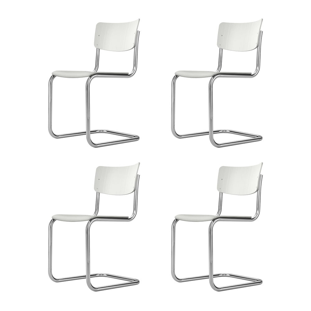 Thonet - S 43 Freischwinger | weiß lasiert TP 200