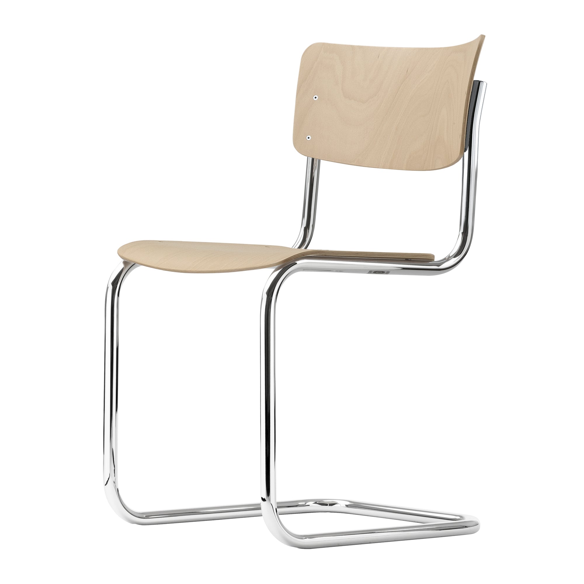Thonet - S 43 Freischwinger Chrom | natur