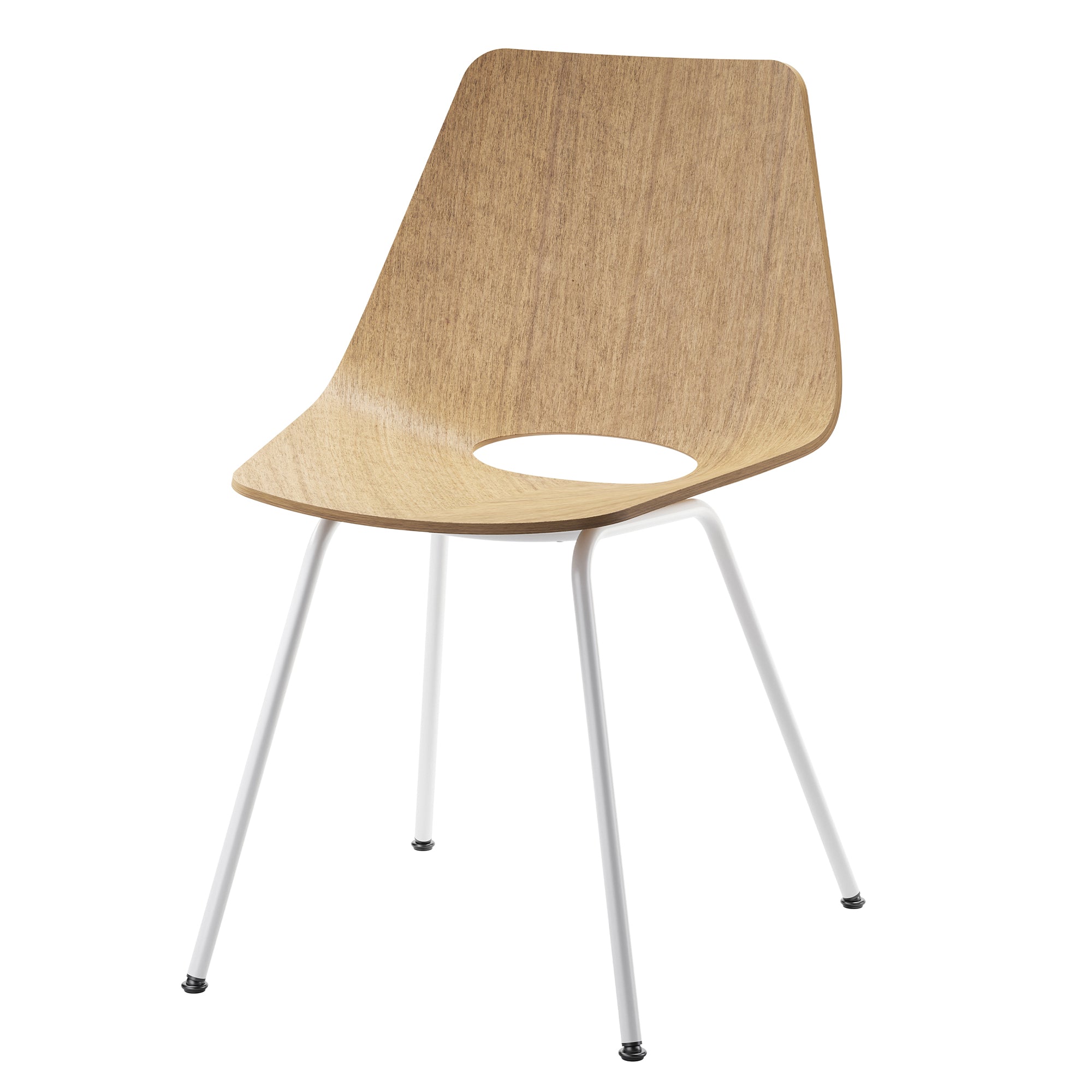 Thonet - S 661 Stuhl | Eiche klar lackiert / reinweiß