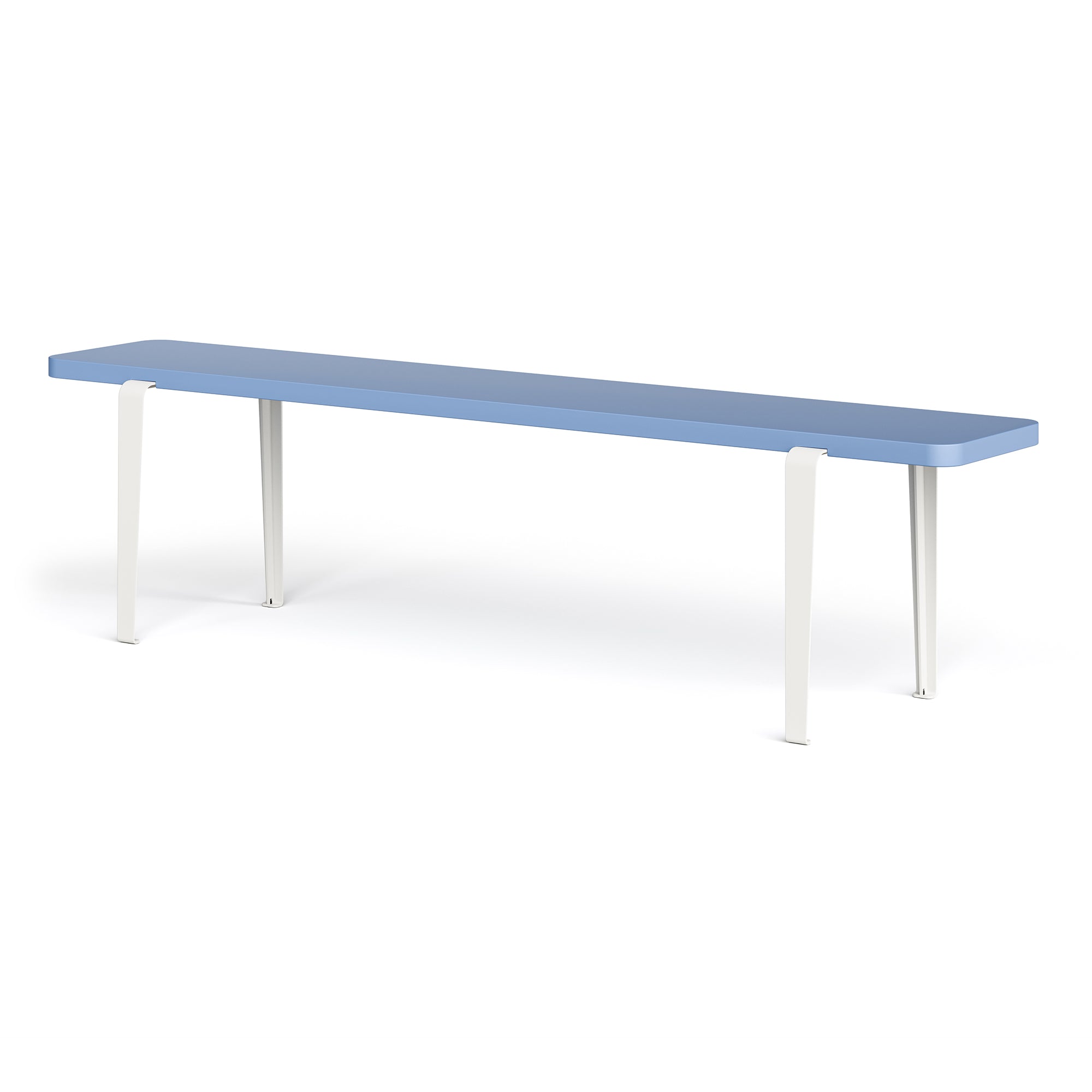 TipToe - LOU Bank | Buche / 170 x 30 cm / taubenblau/creme weiß