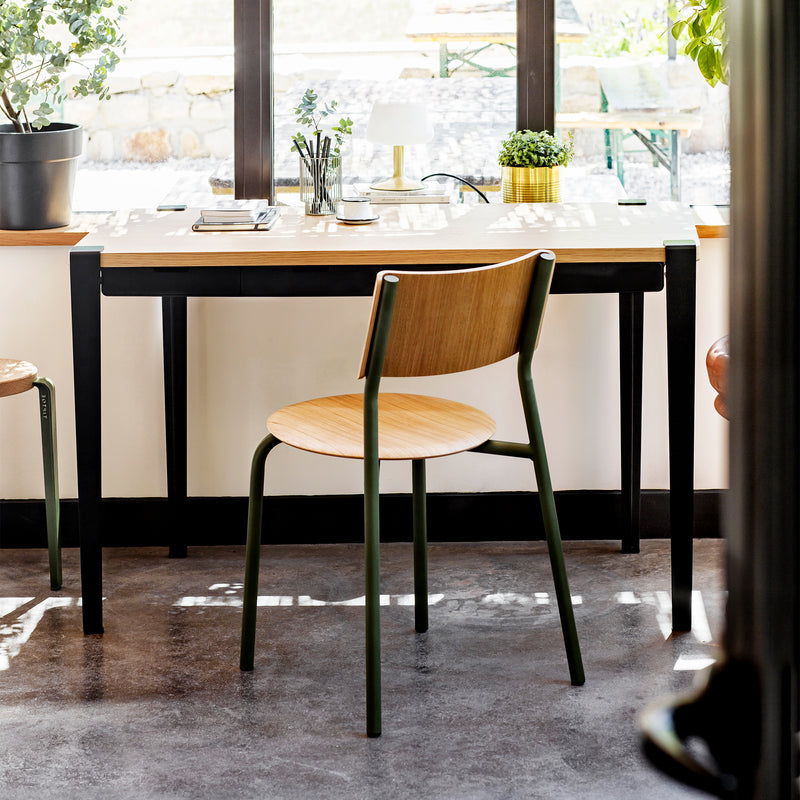 TipToe - Monochrome Schreibtisch mit Schubladen