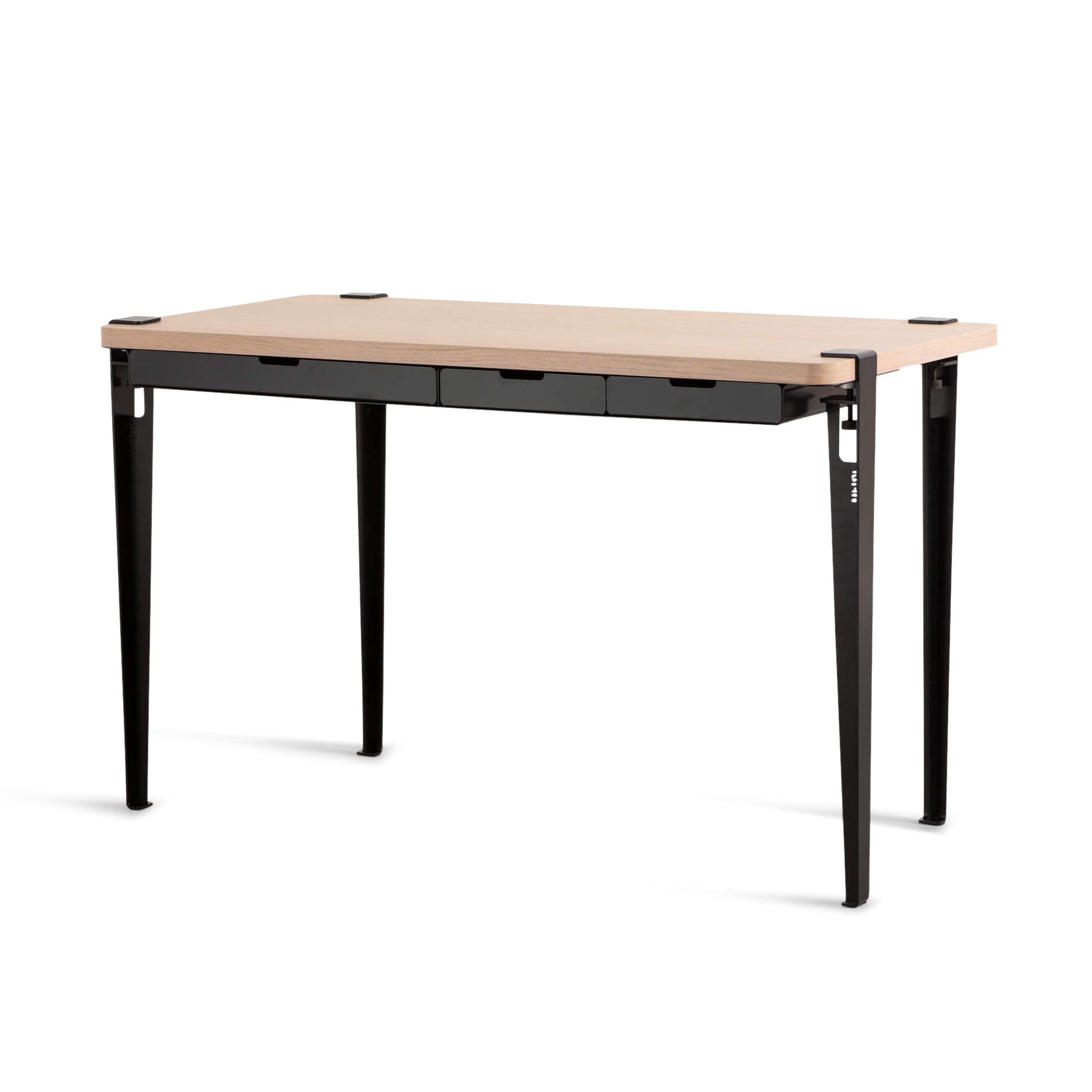 TipToe - Monochrome Schreibtisch mit Schubladen | 